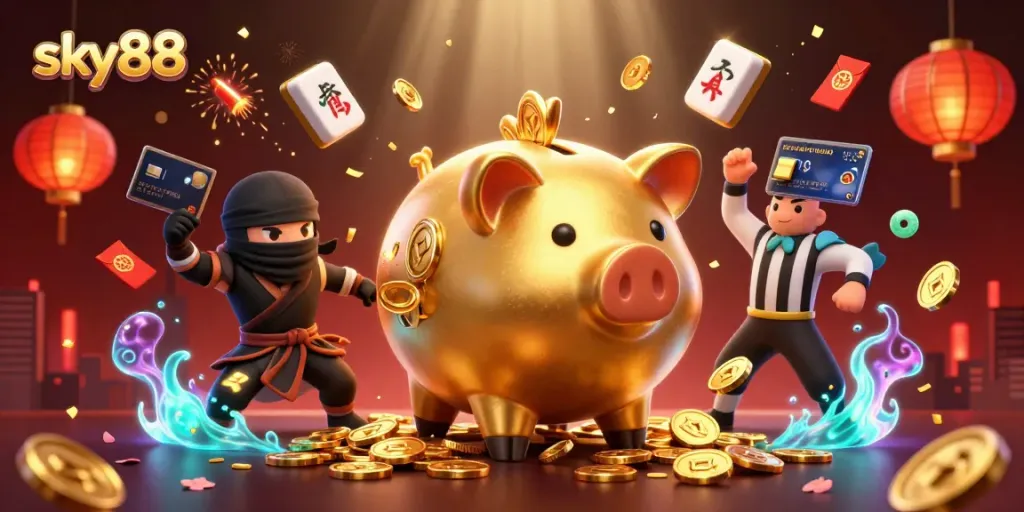 Experience thrilling online gaming excitement at sky88 with vibrant casino action and golden rewards.